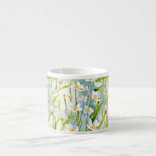 Frühlingsblüten-Weiches Floral  Espressotasse