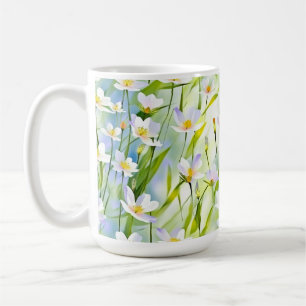 Frühlingsblüten-Weiches Floral Kaffeetasse