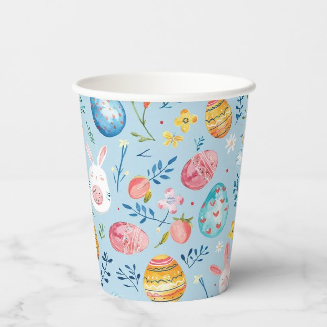 Frühlingsblütester 4 pappbecher (Rückseite)