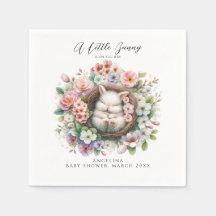Frühlingsbunter Blumenstrauß Baby Girl Dusche