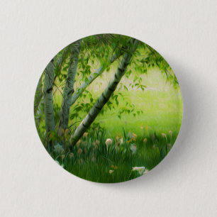 Frühlingsdaffodien Button