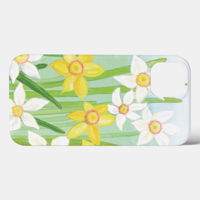 Frühlingsdaffodien Case-Mate iPhone Hülle (Rückseite (Horizontal))