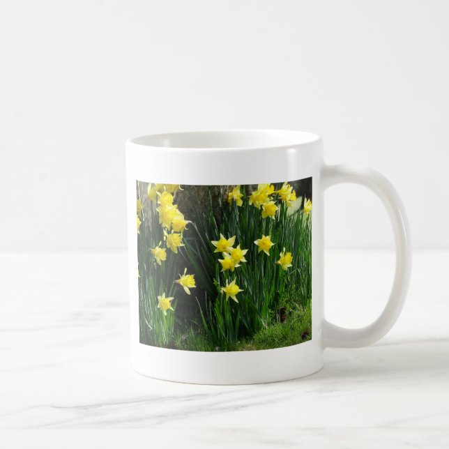 Frühlingsdaffodien Kaffeetasse (Rechts)