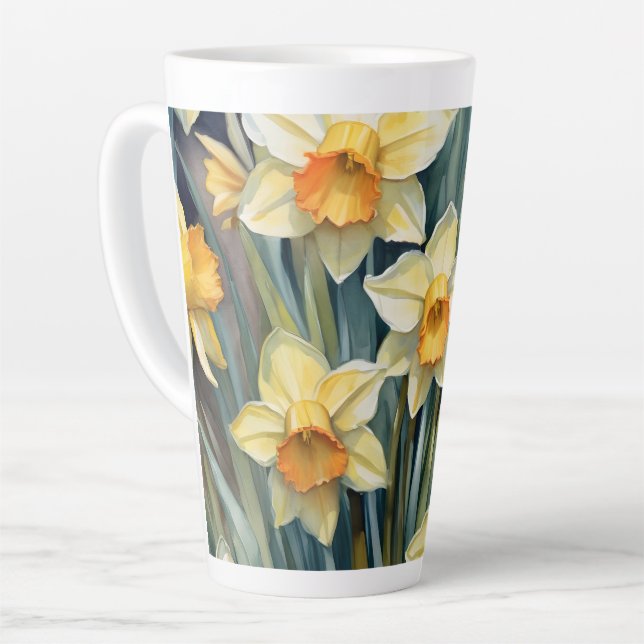 Frühlingsdaffodien Milchtasse (Linke Ecke)