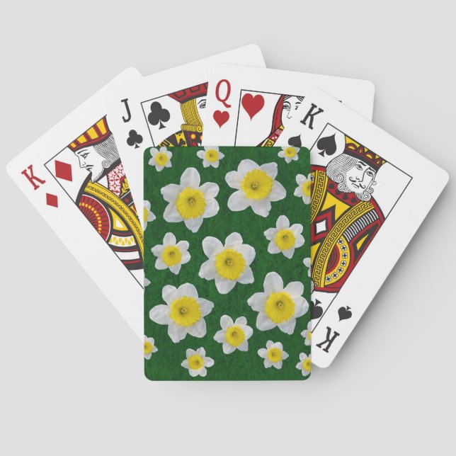 Frühlingsdaffodien Spielkarten (Rückseite)