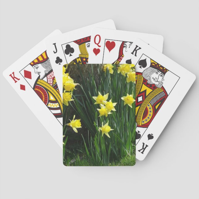 Frühlingsdaffodien Spielkarten (Rückseite)