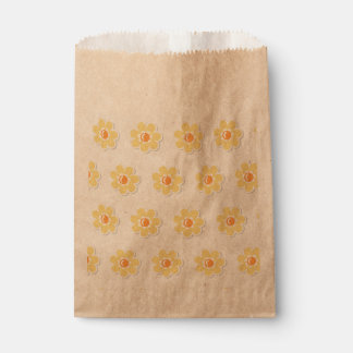 Frühlingsdausien auf pastellfarbenem Salbeigrün Geschenktütchen