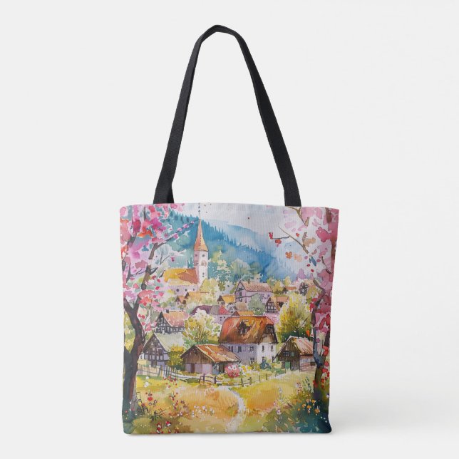 Frühlingsdorf Tasche (Rückseite)