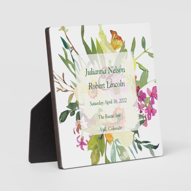 Frühlingsduft Fotoplatte (Vorderseite)