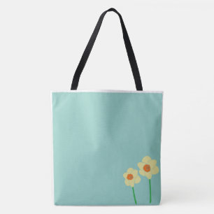 Frühlingsduft Gelbe Blüten im Hintergrund Tasche
