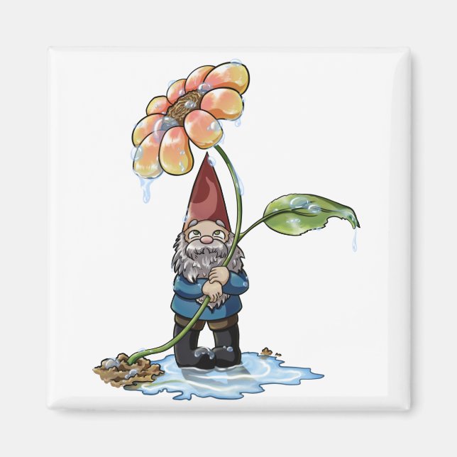 Frühlingsduschen Magnet (Vorne)