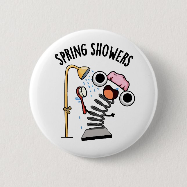 Frühlingsduschen Sonnenseason Pub Button (Vorderseite)