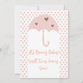 Frühlingsduschen Twin Pregnancy Ankündigung