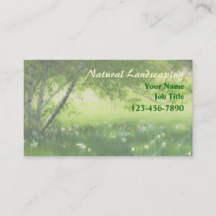 Frühlingsdüster Landscaping Visitenkarte