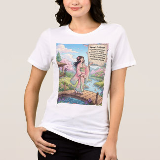 Frühlingserster Atemzug: Die Sakura-Brücke Tri-Blend Shirt