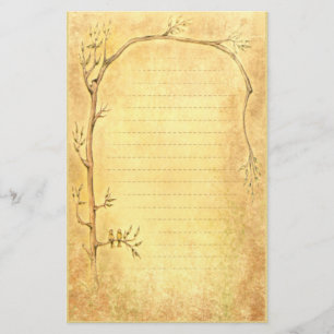 Frühlingserwachen - Golden Briefpapier