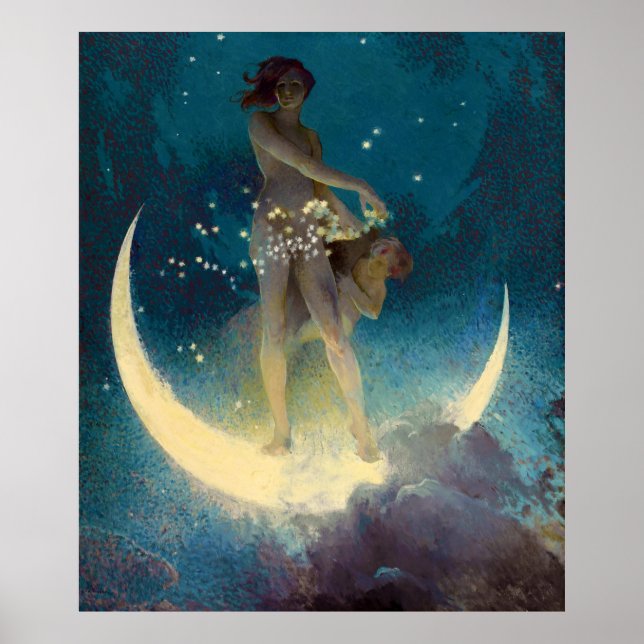 Frühlingserzählungen von Edwin Blashfield (1927) Poster (Vorne)