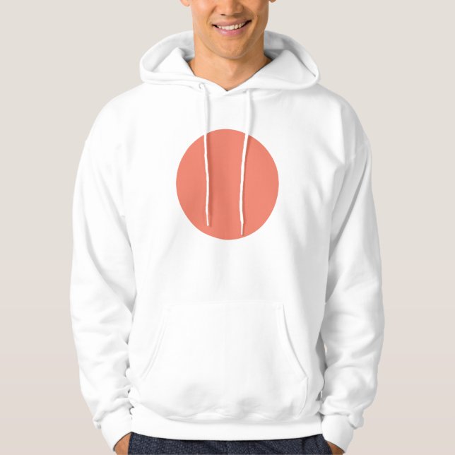 Frühlingsfarbe Pink Hoodie (Vorderseite)