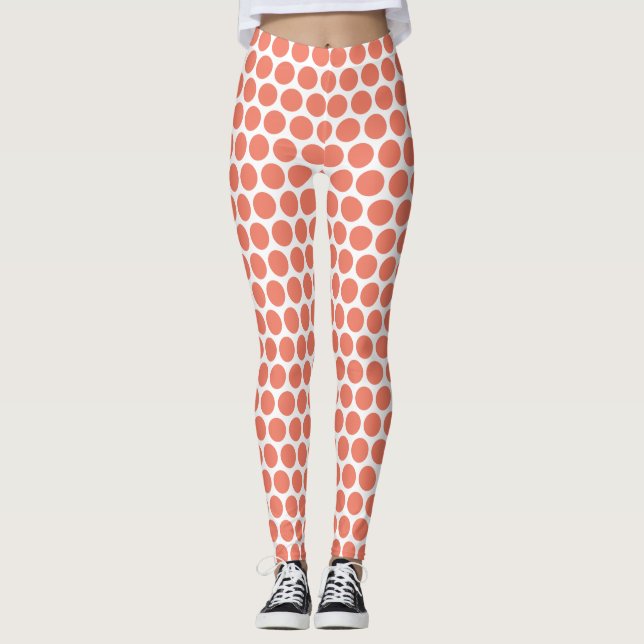 Frühlingsfarbe Pink Leggings (Vorderseite)
