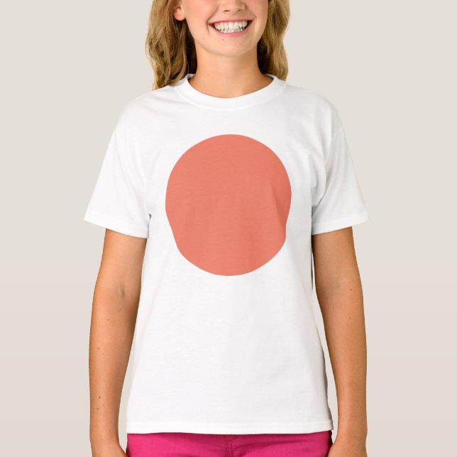 Frühlingsfarbe Pink T-Shirt (Vorderseite)