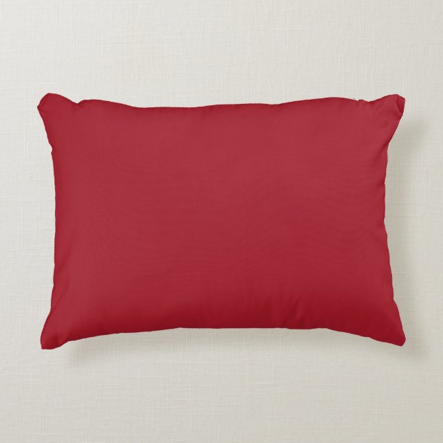 Frühlingsfarbe rot dekokissen (Vorderseite)