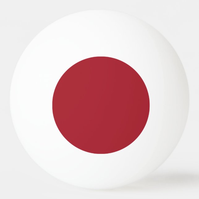 Frühlingsfarbe rot tischtennisball (Vorderseite)