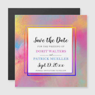 Frühlingsfarbe Save the Date Einladungen varia