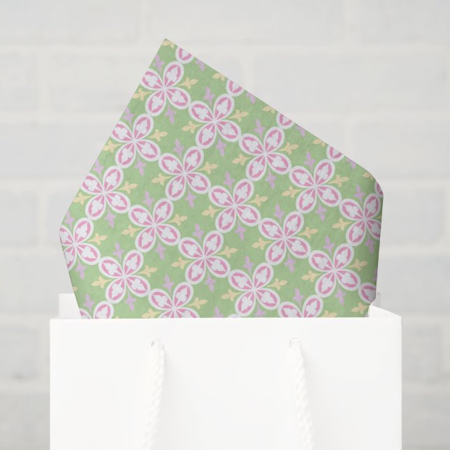 Frühlingsfarbmuster Ostersüß Seidenpapier (Geschenktüte)