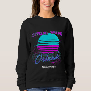 Frühlingsferien 2026 Orlando After Dark Retro Synt Sweatshirt