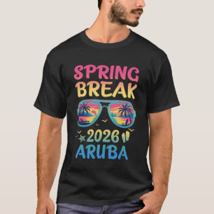 Frühlingsferien Aruba 2026 Urlaubsreise Sonnenbril T-Shirt