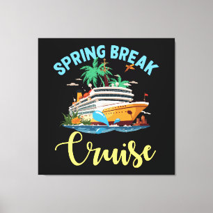 Frühlingsferien Kreuzfahrt Leinwanddruck