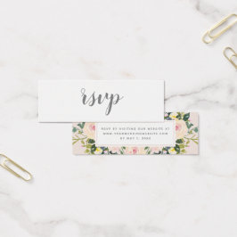 Frühlingsflora Blush | Online-Karte für Hochzeiten