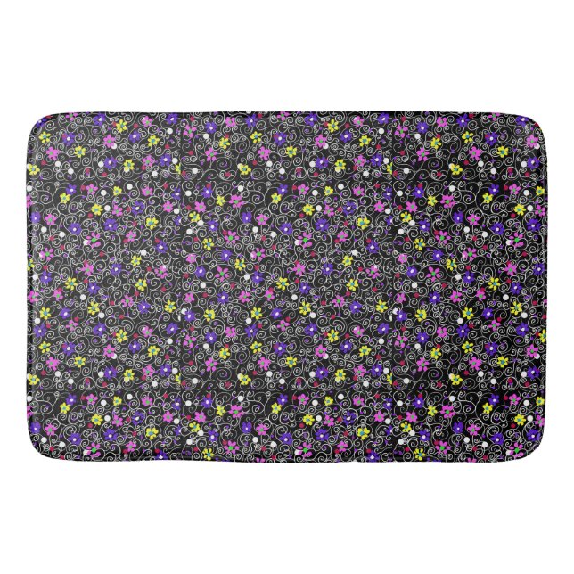 Frühlingsfloral Badematte (Vorderseite)