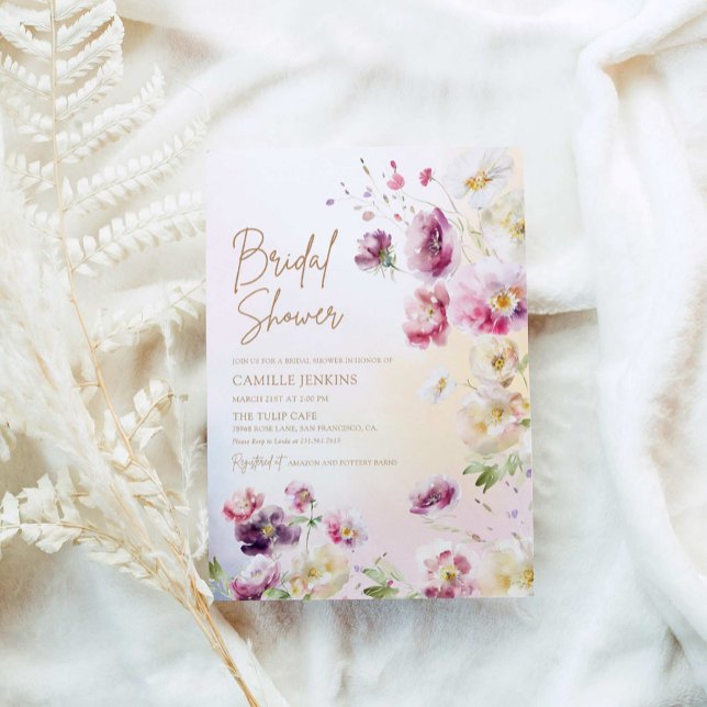 Frühlingsfloral-Brautparty Einladung (Von Creator hochgeladen)