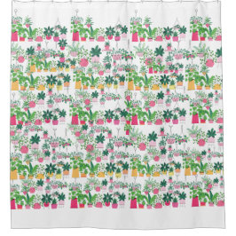 Frühlingsfloral Duschvorhang
