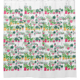 Frühlingsfloral Duschvorhang