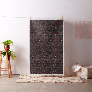 Frühlingsfloral Foto Print Black Background Popula Stoff