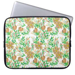 Frühlingsfloral Laptopschutzhülle