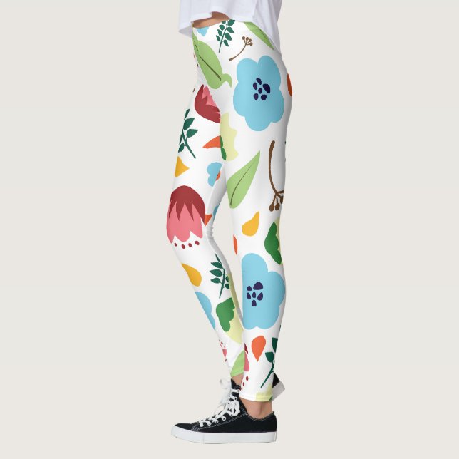Frühlingsfloral Leggings (Links)
