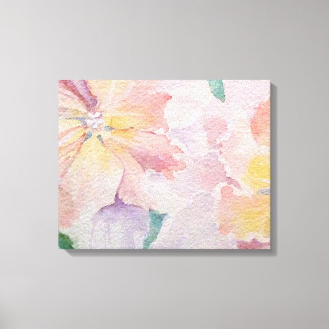 Frühlingsfloral Leinwanddruck (Vorderseite)