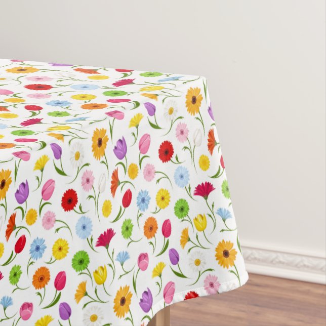 Frühlingsfloral Tischdecke (Beispiel)