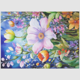 Frühlingsflorale Tissue Paper Seidenpapier