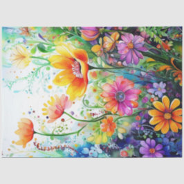 Frühlingsflorale Tissue Paper Seidenpapier