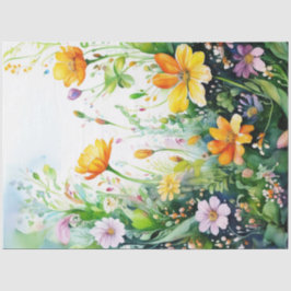 Frühlingsflorale Tissue Paper Seidenpapier