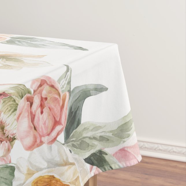 Frühlingsflorale Tulissen Tischdecke (Beispiel)