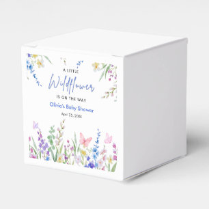 Frühlingsflorales Baby Shower mit einem kleinen Wi Geschenkschachtel