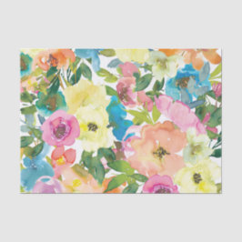 Frühlingsflorentapier | Delikate Blume Seidenpapier