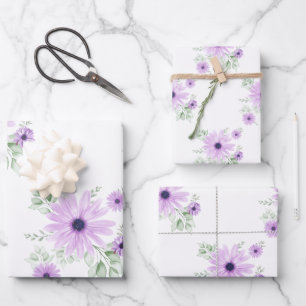 Frühlingsflorentopapier - elegant geschenkpapier set