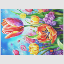 Frühlingsflorentüppchen Tissue Seidenpapier