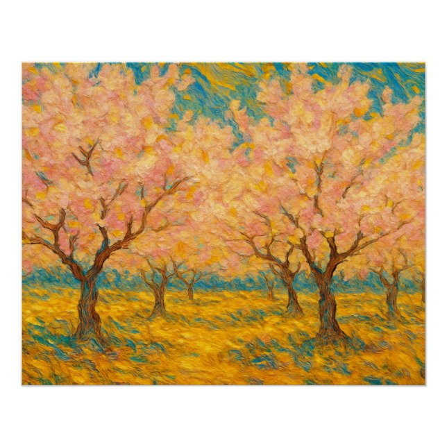 Frühlingsflüstern in Bloom Poster (Vorderseite)